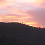 Faro al tramonto sul San Bartolo