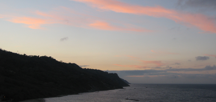 Colori del tramonto in Baia Flaminia