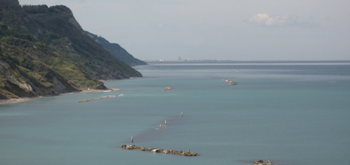 Vista di Rimini da Baia Flaminia