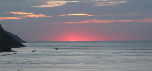 Ultimi raggi di sole nel tramonto del 23 giugno 2015