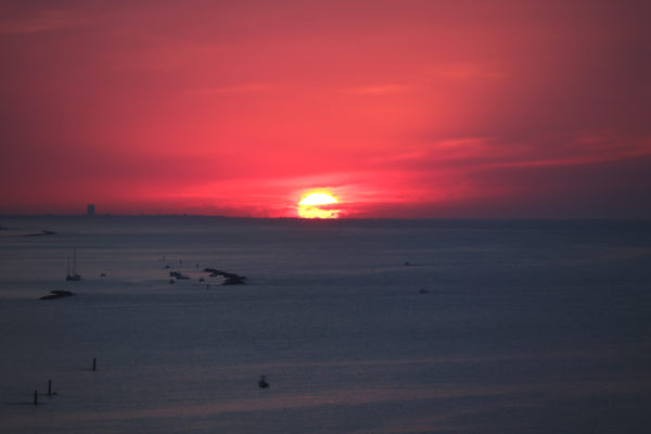 tramonto baia flaminia 20 giugno 2019